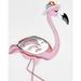 Arlmont & Co. Laurae Flamingo w/ Hat Garden Stake Metal | 44 H x 12 W x 1 D in | Wayfair E0AD6B87D0434A9CB52CD91EED595157