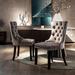 Rosdorf Park Velvet Dining Chair Set Of 2 Wood/Upholstered/Velvet in Brown | 37.5 H x 19.7 W x 24.4 D in | Wayfair D78B2047AC734B3182D4C45C4D3FDAF2