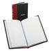 1PACK Boorum & Pease Record/Account Book Black/Red Cover 144 Pages 7 7/8 x 5 1/4