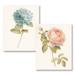 Gango Home Decor Shabby-Chic Garden Hydrangea & Rose by Danhui Nai (Printed on Paper); Two 11x14in Unframed Paper Posters