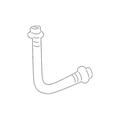 Genuine OE Honda Brake Hose - 01466-S3V-A00 Fits select: 2006 HONDA PILOT EX 2003-2005 HONDA PILOT EXL