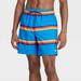 Speedo Men s 8 Striped Four Horizon Volley Swim Trunks - Blue