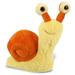 DolliBu Plush Snail Stuffed Animal - Soft Huggable Big Eyes Orange Snail Adorable Playtime Land Snail Plush Toy Cute Wild Life Cuddle Gifts Super Soft Animal Toy for Kids and Adults - 5.5 Inch