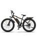 AOSTIRMOTOR Hot Fat Tire Adults Electric Bicycle 26 In. Electric Mountain Bike Black