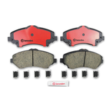 Front Brake Pads Brembo For Chrysler Town & Country 2009-2016 For Dodge Grand Caravan 2008-2016 For Dodge Journey 2009-2013 For Dodge Nitro 2007-2011 For Jeep Liberty 2008-2012 For Jeep Wrangler 2