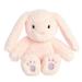 Aurora - Small Pink Spring - 9 Brulee Bunny - Vibrant Stuffed Animal