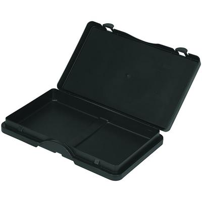 Rubbermaid® Executive FG617900BLA Black Waste / Bag Lid with Storage for Rubbermaid® High-Capacity Janitorial Cleaning Carts