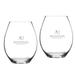 Augustana Vikings 20oz. 2-Piece Riedel Stemless Wine Glass Set