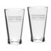 SUNY Farmingdale State Rams 16oz. 2-Piece Classic Pub Glass Set