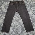 Levi's Jeans | Levi's 501 Xx 40x32 Black Denim Button Fly Classic Jeans | Color: Black | Size: 40