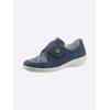 Klettschuh CLASSIC BASICS, Damen, Gr. 41, Weite H, blau (jeansblau), Nubukleder, Schuhe Klettschuh Slipper