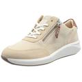 Clarks Damen Un Rio Zip Sneaker, Light Sand Nub, 37.5 EU