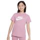 Nike Unisex Kinder G NSW Dptl Basic Futura T-Shirt, Elemental Pink/Weiß, 86