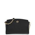 Michael Kors Women Chantal LG EW XBODY Bag, Black, 26.04 x 18.42 x 10.8