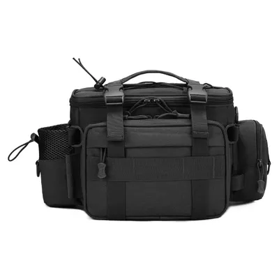 Sac à bandoulière d'extérieur multifonctionnel sac de taille de sport sac de rangement de pêche