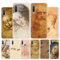 Coque de téléphone fantastique pour Xiaomi Redmi Note Italie Leonardo da Occasion i Art 10 11