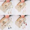 GRACE JUN-ensemble 3 paires/ensemble Clip à Clip boucles d'oreilles sans piercing pour femmes