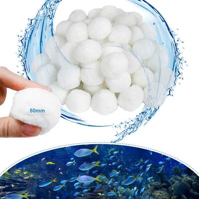 Hengmei - Filtermatten für Teiche Pool Filter Balls 700g Filtermaterial Polysphere Filterbälle Image