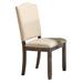 Red Barrel Studio® Fabric Upholstered Side Chair in Tan Upholstered in Brown | 40 H x 21 W x 19 D in | Wayfair AE7CE2A6FEE348E19520759A1FD2FC08