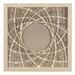 Gracie Oaks Abstract Handmade Papier-Mâché Shadow Box Wall Art Paper in Brown/White | 19.7 H x 19.7 W x 1.8 D in | Wayfair