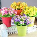 ZOELNIC 1 Bouquet 28 Heads Artificial Flowers Wholesale Fake Flowers Heads Gerbera Daisy Silk Flower Heads Sunflowers Sun Flower Heads for Wedding Party Flowers Decorations