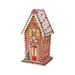 Regency International Gingerbread House Figurine 25 inches Red Green White