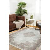 BESPOKY Modern Area Rug Home Decor Carpet Rectangle Room Carpets Cream Medallion Rug Home Decorative Rugs for Living Room Aesthetic Rugs for Nursery Room Bedroom Rugs Dzerjinsk