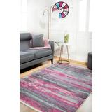 BESPOKY Modern Area Rug Home Decor Carpet Rectangle Room Carpets Pink Modern Rug Home Decorative Rugs for Living Room Aesthetic Rugs for Nursery Room Bedroom Rugs Ryazan