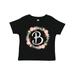 Inktastic B Monogram Alphabet Letter Rose Floral Wreath Girls Toddler T-Shirt