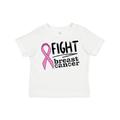 Inktastic Fight Breast Cancer Pink Ribbon Boys or Girls Toddler T-Shirt