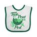 Inktastic Two Peas in a Pod with Faces Boys or Girls Baby Bib