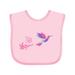 Inktastic Hummingbird Flying Swirl Girls Baby Bib