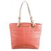 Michael Kors Bags | Michael Kors Peachy Pink Pebbled Leather Shoulder Tote Bag Purse Many Pockets | Color: Orange/Pink | Size: Os