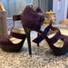 Michael Kors Shoes | Michael Kors Purple Suede High-Heel Shoes. Size 6 | Color: Purple | Size: 6