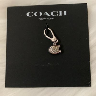 Coach Jewelry | Coach Signature C Charm In Silver | Color: Silver | Size: Os