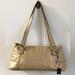 Giani Bernini Bags | Giani Bernini Metallic Gold Color Genuine Leather Medium Shoulder Bag Purse | Color: Gold | Size: Os
