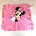 Disney Toys | Disney Baby Minnie Mouse Pink Lovey Security Blanket W/ Rattle | Color: Pink | Size: See Photo For Measurement.