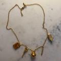 J. Crew Jewelry | J. Crew Vintage School Charm Necklace | Color: Gold | Size: Os