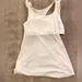 Lululemon Athletica Tops | Almost New Lululemon White Tank With Built-In Bra | Color: White | Size: 8