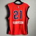 Adidas Shirts | Adidas Autographed Okc Thunder Andr Roberson #21 Orange Jersey Size Medium | Color: Blue/Orange | Size: M