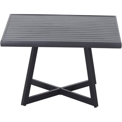 Beistelltisch SIENA GARDEN "Alexis", grau (anthrazit, anthrazit, anthrazit), B:70cm H:45cm T:70cm, Aluminium, Tische, BxTxH: 70x70x45 cm, Aluminium, matt anthrazit Image