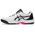 ASICS Men's Gel-Dedicate 7 Tennis Shoes, White/Hot Pink, 9.5 UK