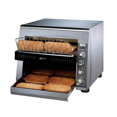 Star QCS3-95HC 240 (QCS3-950H) Conveyor Toaster - 950 Slices/hr w/ 3" Product Opening, 240v/1ph, Electric, Stainless Steel