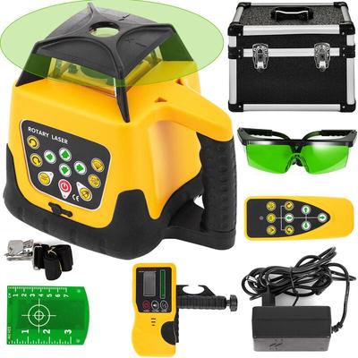 VEVOR Professional Rotationslaser Grüne Licht max. Arbeitsbereich 500 m, 360 Rotary Laser Wasser