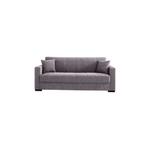 CanapA -lit Nora 3 places gris mobilier de maison cm 210x80x90 h