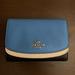 Coach Bags | Coach Wallet For Sale! | Color: Blue/Cream | Size: Os