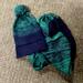 Jessica Simpson Accessories | Jessica Simpson Bonnet And Scarf Set | Color: Blue/Green | Size: Os