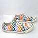 Converse Shoes | Converse All Star Shoes Colorful Chevron Striped Lace Up Sneakers Flats Size 8 | Color: Blue/Orange | Size: 8