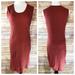 Free People Dresses | Free People Fp Beach Brick Red Ribbed Dress | Color: Red | Size: M