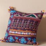 Anthropologie Accents | Anthropologie Embroidered Iclyn Pillow - Blue | Color: Blue/Purple | Size: Os